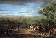 Adam Frans van der Meulen Louis XIV Arriving in the Camp in front of Maastricht France oil painting artist